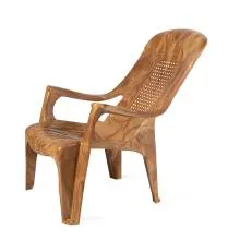 Comfort Sunny Plastic Chair - Wooden Finish (COM-SNY-W)