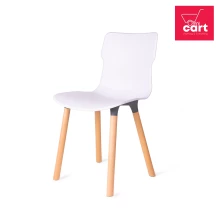 Duo Wood Chair - Carrara Color (PF-DUO-WOOD-CR-S)