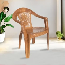 Elite Plastic Chair - Wooden Finish (ELITE-WF)