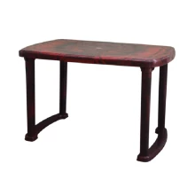 Nilkamal Marvel Plastic Table - Rose Wood Colour (PF-MARVEL-TBL-NKL-RW-S)