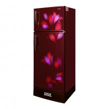 Sisil ECO Refrigerator - 2 Doors, 185L (Floral Red)