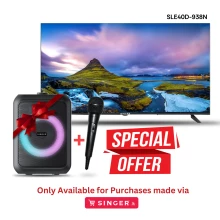 Bundle Offer Singer 40" Full HD TV SLE40D600A & Portable Speaker SIN-PSVX938N