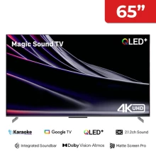 Singer 65" 4K HDR QLED Google TV With AI KARAOKE - SLE65G6E