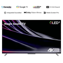 Singer 75" 4K HDR QLED Google TV With AI KARAOKE - SLE75G6E