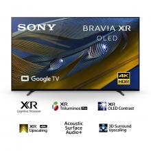Sony 55" A80J - BRAVIA XR, OLED, 4K Ultra HD, HDR, Google Smart TV