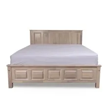Berlin Queen Size Bed - WF-BERLIN-BDQ-WW-S (Washed White)