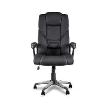 PVC High Back Chair H029-BL-S - Black