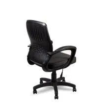 PVC Low Back Chair L021-BL-S - Black