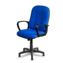 Fabric Mid Back Chair M003-BU-S - Blue
