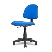Fabric Typist Chair Without Arms T011-BU-S - Blue