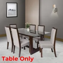Mayfair Dining Set - 6 Seater Table Only (Mahogany) - WF-MAYFAIR-TBL-S