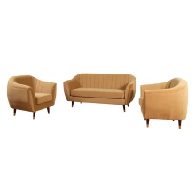 Queen Sofa 3+1+1 - Brown (WF-QUEEN-311-BR-S)