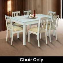 Regal Dining Set - Chair Only (Whitewash Color) - WF-REGAL-CHR-WW-S