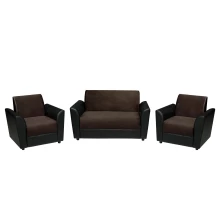 Sky Sofa 2+1+1 - Brown Fabric (WF-SKY-211-BR-S)