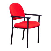 Fabric Visitor Chair With Arm V012 - Red Color