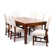 Trafalgar Dining Set - 6 Seater Table Only (Brown) - WF-TRAFALGAR-TBL-S