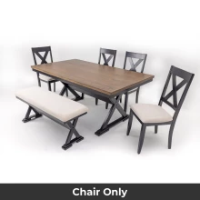 Marcy Dining Chair - 6 Seater - Chair Only (Black) - WFI-MARCY-CHR-S