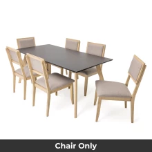 Pistonia Dining Chair - 6 Seater - Chair Only (Buttermilk/New Wedge 2) - WFI-PISTONIA-CHR-S