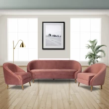 Cabriolle sofa (Pink) - WFL-CABRIOLLE-PI-S