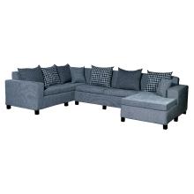Florac Sectional Sofa - Grey And Dark Grey (WFL-FLORAC-04-S)