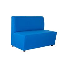 Box Type Double Lobby Chair - WFL-LBC02-BU-S (Blue)