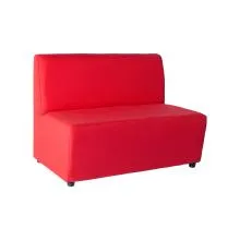 Box Type Double Lobby Chair - WFL-LBC02-RD-S (Red)