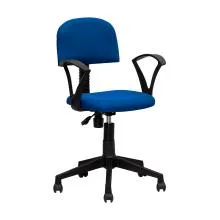 Typist Chair With Arm - Blue (NOC-T009-BU-S)