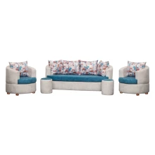 Ritz Sofa (Beige & Blue) - WFL-RITZ-01-S