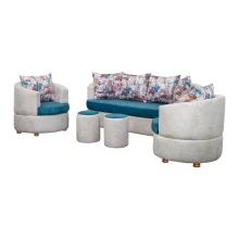 Ritz Sofa (Beige & Blue) - WFL-RITZ-01-S