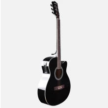 Kadence Frontier Guitar Semi Acoustic 40" EQ Guitar Black (Y-KF-BG10)